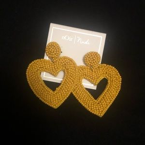 Yellow SeedBead earrings